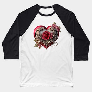 Lovely Valentines Day Heart Baseball T-Shirt